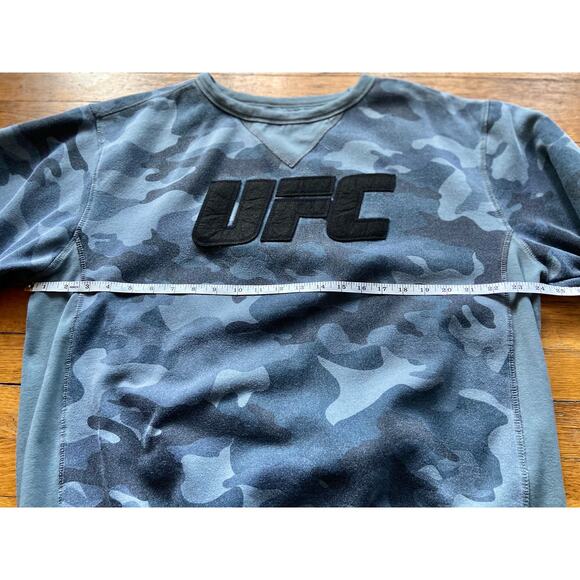 UFC Green Camo Crew Neck Sweatshirt Mens sz XL - Picture 7 of 10